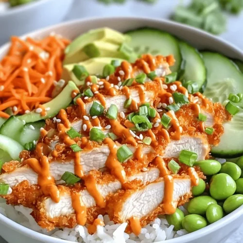 If you're searching for a dish that perfectly balances crispy chicken, fresh vegetables, and a punchy sauce, look no further than Bang Bang Chicken Bowls. This delightful recipe brings together succulent, breaded chicken served over a vibrant mix of fresh produce, all drizzled with a creamy, spicy sauce that will tantalize your taste buds. Originating from Asian cuisine, Bang Bang Chicken has gained immense popularity in home cooking, capturing the hearts of food enthusiasts for its flavorful profile and satisfyingly crunchy texture.