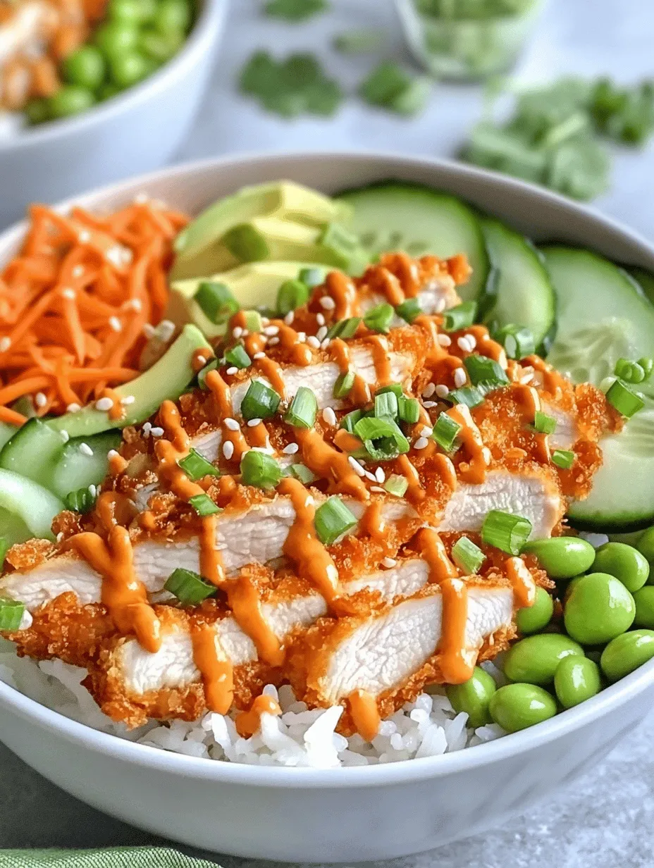 If you're searching for a dish that perfectly balances crispy chicken, fresh vegetables, and a punchy sauce, look no further than Bang Bang Chicken Bowls. This delightful recipe brings together succulent, breaded chicken served over a vibrant mix of fresh produce, all drizzled with a creamy, spicy sauce that will tantalize your taste buds. Originating from Asian cuisine, Bang Bang Chicken has gained immense popularity in home cooking, capturing the hearts of food enthusiasts for its flavorful profile and satisfyingly crunchy texture.