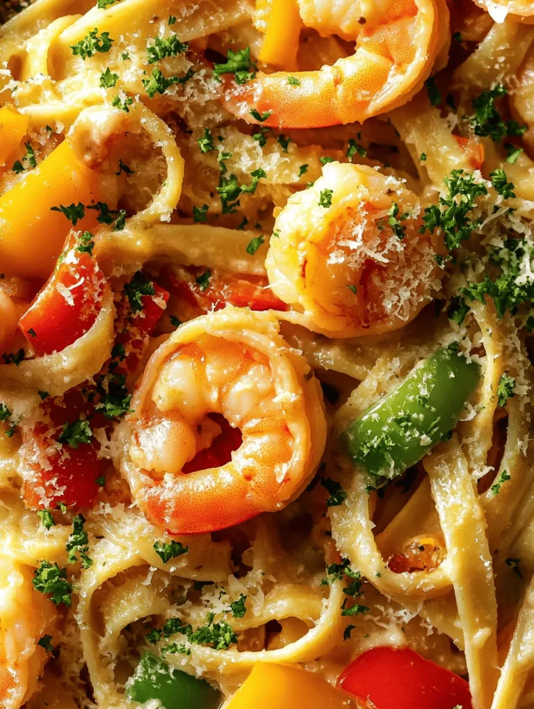 At the heart of Jamaican Shrimp Pasta lies fresh shrimp, which is not only the star of the dish but also a source of essential nutrients. When selecting shrimp, it is crucial to opt for the freshest possible option, as this directly impacts the flavor and texture of the dish. Fresh shrimp should have a mild, briny scent, and the flesh should be firm to the touch. Not only is shrimp a delicious protein choice, but it also boasts numerous health benefits. Rich in high-quality protein, omega-3 fatty acids, and essential vitamins and minerals, shrimp is a nutritious addition to your diet.