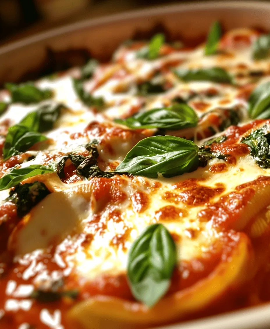 Welcome to the delightful world of Italian cuisine, where comforting flavors and hearty textures come together in an extraordinary dish: Spinach & Ricotta Dreamy Shells. This recipe is not just a meal; it’s a celebration of vibrant tastes and fresh ingredients that will leave your taste buds singing. The combination of creamy ricotta and tender spinach, all nestled within the embrace of jumbo pasta shells, creates a dish that is as visually appealing as it is delicious.