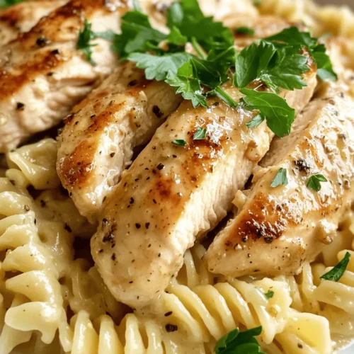 If you’re searching for a dish that combines rich flavors, comforting creaminess, and a touch of elegance, look no further than creamy garlic butter chicken and rotini in Parmesan sauce. This delightful recipe marries tender pieces of chicken with perfectly cooked rotini pasta, enveloped in a luscious, garlicky sauce that’s sure to please even the pickiest of eaters. The appeal of this dish lies not only in its flavor but also in its simplicity and speed of preparation, making it an ideal choice for busy weeknights when you want to whip up something delicious without spending hours in the kitchen.