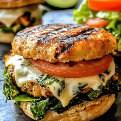 Once your White Cheddar and Spinach Chicken Patties are ready, it’s time to assemble the perfect burger. The assembly process is just as crucial as cooking the patties themselves, as it brings together all the flavors and textures that make each bite satisfying.