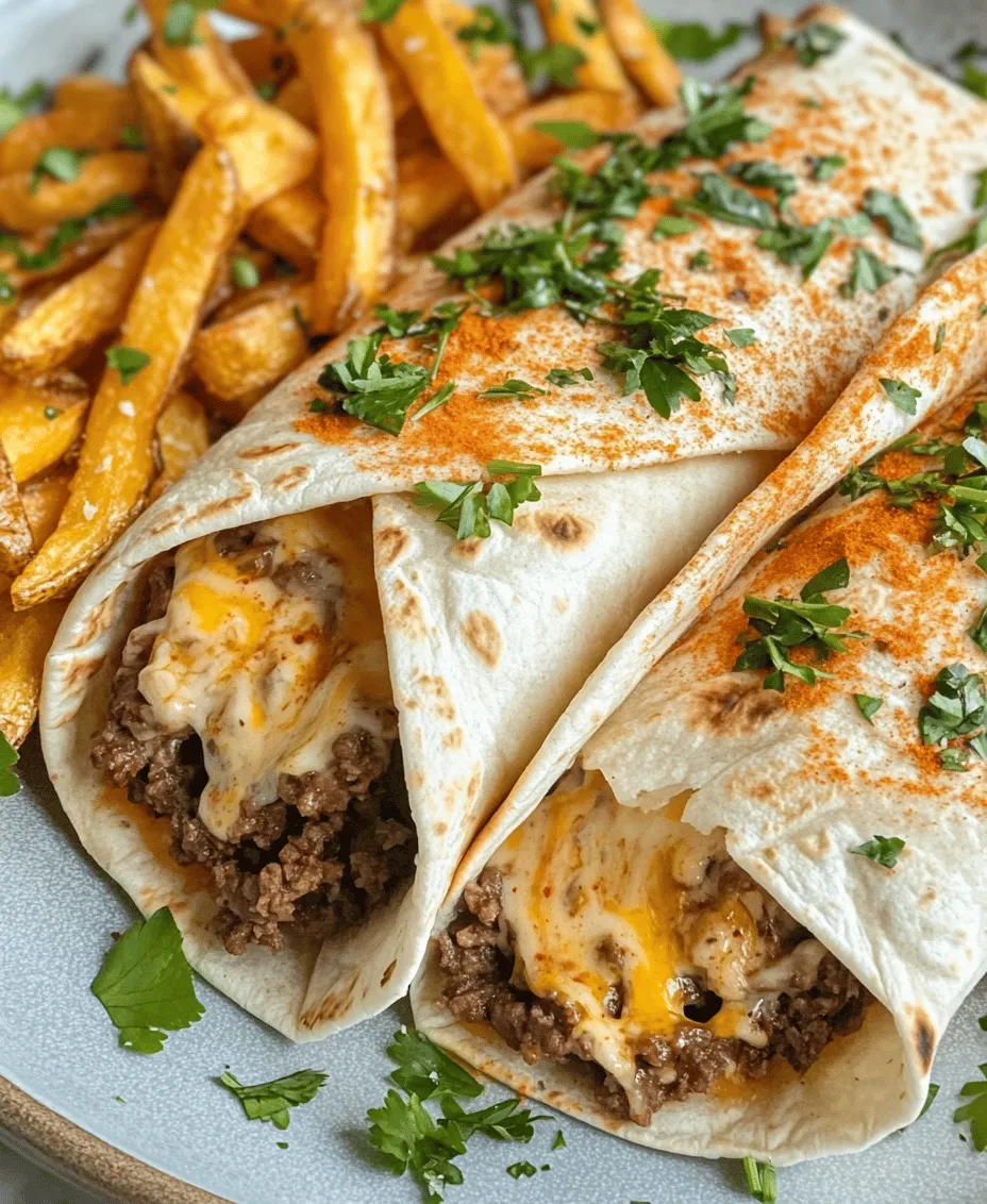 Burritos have long been a beloved staple in many households, celebrated for their versatility and convenience. With a warm tortilla enveloping a hearty mix of flavors, each bite offers a delightful combination of textures and tastes that can satisfy even the most discerning palate. When paired with crispy fries, this dish transforms from a simple meal into an indulgent feast that's perfect for family dinners, casual gatherings, or a cozy night in.