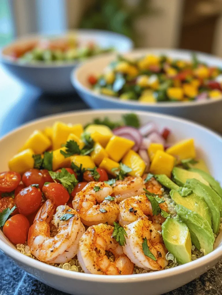 The culinary world is brimming with vibrant, flavorful dishes that not only please the palate but also nourish the body. One such dish that embodies freshness, health, and culinary creativity is the Shrimp and Avocado Bowl with Mango Salsa and Lime-Chili Sauce. This delightful recipe brings together succulent shrimp, creamy avocados, and sweet mangoes, creating a harmonious blend of textures and flavors.