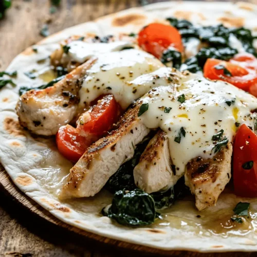 Are you looking for a quick, delicious meal that packs a punch of flavor? Look no further than cheesy garlic chicken wraps! This delightful dish perfectly balances cheesy goodness, aromatic garlic, and fresh ingredients, making it a favorite among food lovers and home cooks alike. Whether you’re preparing lunch for yourself, hosting a casual dinner party, or looking for a satisfying weeknight meal, these wraps are sure to impress.
