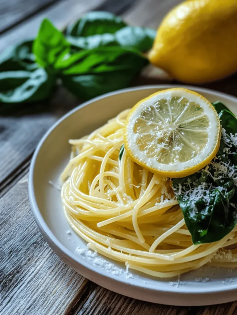 Welcome to the vibrant and refreshing world of Lemon Spinach Pasta, a dish that masterfully combines the zesty brightness of lemon with the earthy goodness of fresh spinach. This recipe is not just about flavors; it’s about celebrating simple, wholesome ingredients in a way that delights the senses. Perfect for a quick weeknight dinner or a light lunch, Lemon Spinach Pasta is an embodiment of how easy it can be to create a meal that is both nourishing and satisfying.