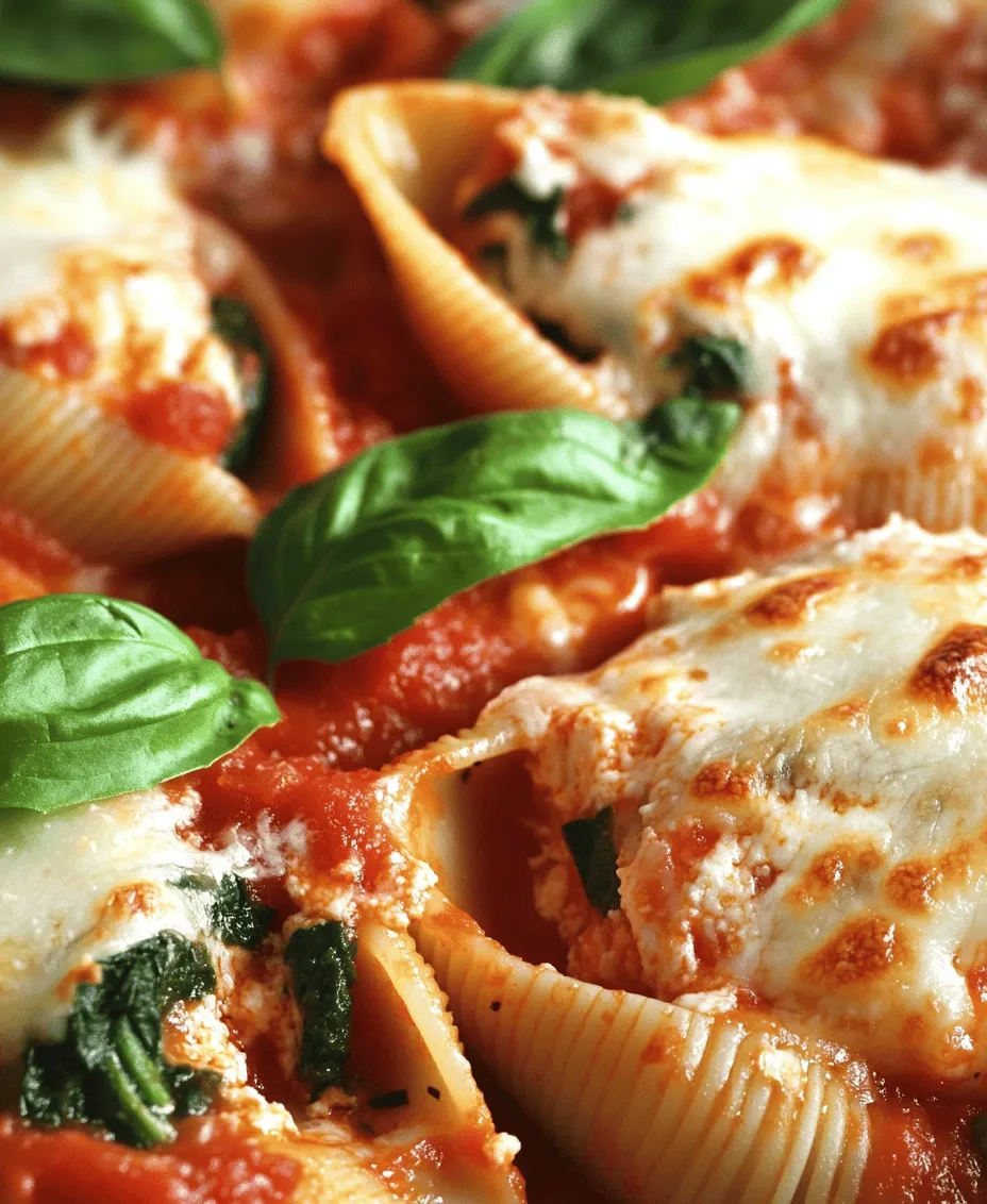 If you're on the lookout for a comforting and satisfying dish that is both easy to prepare and impressive enough for guests, look no further than Easy Spinach & Ricotta Stuffed Shells. This delightful recipe combines jumbo pasta shells with a creamy filling of ricotta cheese and fresh spinach, all smothered in a rich marinara sauce. It's a meal that brings the warmth of home cooking to your table, making it perfect for family dinners, gatherings, or even meal prep for the week ahead.