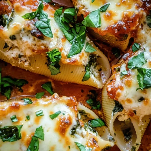 If you're on the lookout for a comforting and satisfying dish that is both easy to prepare and impressive enough for guests, look no further than Easy Spinach & Ricotta Stuffed Shells. This delightful recipe combines jumbo pasta shells with a creamy filling of ricotta cheese and fresh spinach, all smothered in a rich marinara sauce. It's a meal that brings the warmth of home cooking to your table, making it perfect for family dinners, gatherings, or even meal prep for the week ahead.