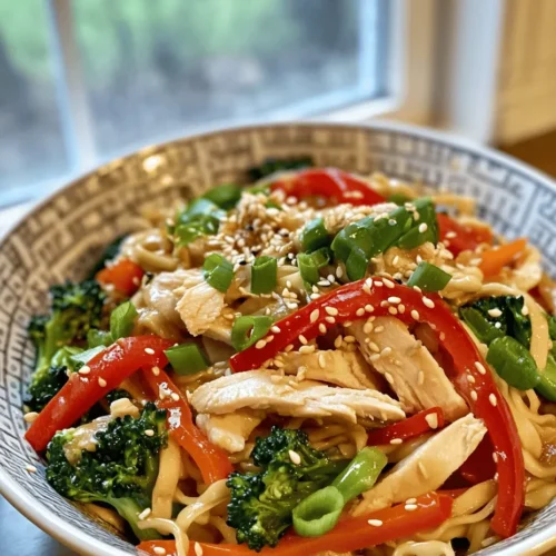 Boneless, skinless chicken breasts are the star ingredient in this Savory Chicken Ramen Stir Fry, providing a lean source of protein that cooks quickly and absorbs flavors beautifully. When selecting chicken for your stir fry, it's essential to choose the best quality available. Look for chicken that is firm to the touch, with a pink hue and no signs of discoloration or odor. Fresh, high-quality chicken not only enhances the dish's flavor but also contributes to its overall nutritional value.