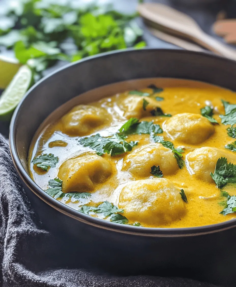 Curry dumpling soup is a culinary delight that seamlessly blends comfort, warmth, and a burst of flavors in every spoonful. This dish has grown in popularity across various cultures, becoming a staple for those who crave hearty meals that also excite the taste buds. Imagine a rich, aromatic broth enveloping tender dumplings, each bite releasing a symphony of flavors that dance on your palate. The appeal of curry dumpling soup lies not only in its enticing taste but also in its ability to provide a sense of home and nostalgia.