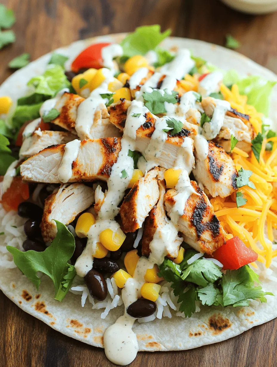 Welcome to the world of delicious, quick meals that cater to busy lifestyles and casual gatherings. The Easy Chipotle Ranch Grilled Chicken Burrito is a culinary gem that not only satisfies hunger but also delights the taste buds with its fusion of bold flavors. Imagine tender grilled chicken enveloped in a soft tortilla, all enhanced by the zesty, creamy goodness of chipotle ranch dressing. This dish is perfect for weekday dinners when time is limited, yet the craving for something delicious is strong.