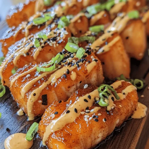 If you're on the lookout for a dish that combines crispy texture, bold flavors, and health benefits, look no further than Crispy Bang Bang Salmon Bites. This delightful appetizer is not only visually appealing but also packs a punch with its unique combination of spices and a creamy, zesty sauce. Perfect for gatherings or a quick weeknight meal, these salmon bites are bound to impress both family and friends alike.
