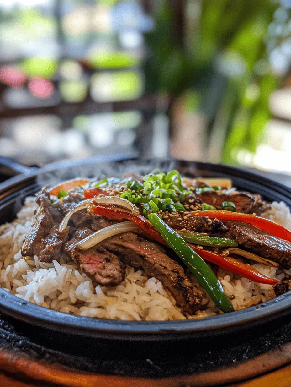 Sizzling Pepper Steak with Onions is not just a meal; it's an experience that tantalizes the senses. This dish combines tender slices of steak with vibrant, colorful vegetables, all tossed together in a savory, aromatic sauce that fills your kitchen with delightful fragrances. The appeal of this recipe lies in its bold flavors and satisfying textures, making it a favorite among food enthusiasts and busy home cooks alike.