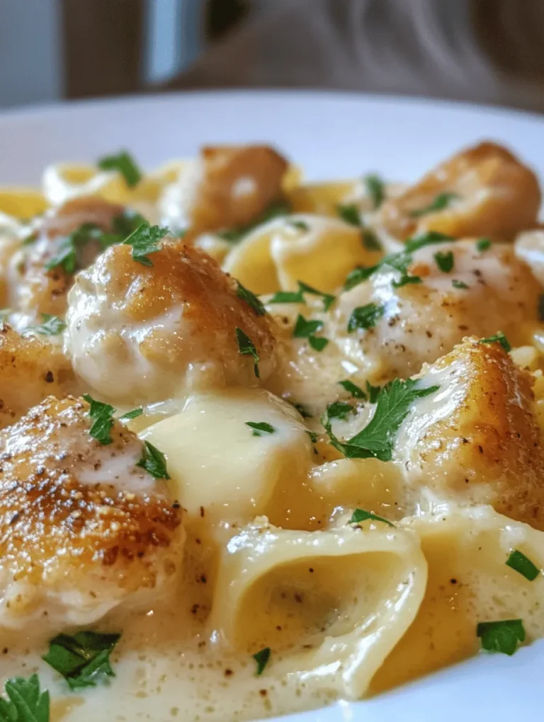 When it comes to quick yet indulgent meals, few dishes can compare to Garlic Butter Chicken Bites with Savory Creamy Parmesan Pasta. This delightful recipe strikes the perfect balance between comfort food and gourmet dining, making it an excellent choice for family dinners, romantic evenings, or entertaining guests. The succulent chicken bites, bathed in a rich garlic butter sauce, are paired beautifully with creamy pasta that’s infused with the nutty flavor of Parmesan cheese.