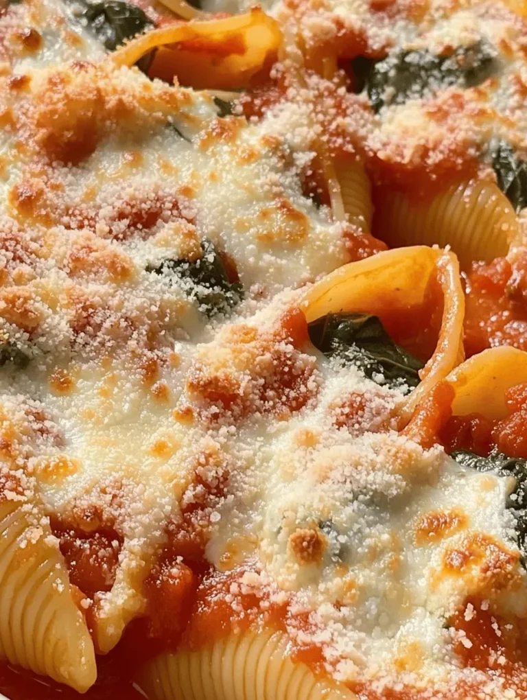 The world of vegetarian cuisine is bursting with vibrant flavors and hearty ingredients, and one dish that perfectly encapsulates this is Easy Spinach and Ricotta Stuffed Shells. This healthy veggie dinner not only satisfies your cravings but also provides a delightful way to incorporate greens into your diet. With a creamy ricotta filling complemented by fresh spinach and a tangy marinara sauce, these stuffed shells are as nutritious as they are delicious. Whether you’re a seasoned cook or a beginner in the kitchen, this recipe is straightforward and rewarding.