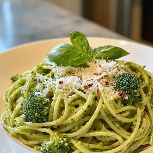 In the ever-evolving world of cooking, where convenience often meets creativity, the Vibrant Green Broccoli Pasta stands out as a delightful fusion of flavor and nutrition. This dish is not only visually appealing with its bright green hues but also embodies the essence of healthy eating without sacrificing taste. As more people gravitate towards wholesome meals that can be prepared in under 30 minutes, this pasta recipe becomes a go-to option for busy weeknights or quick lunches.