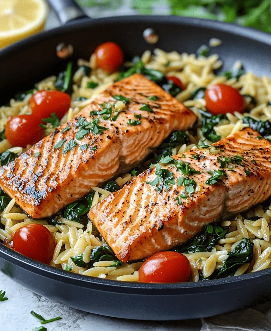 One Skillet Salmon with Lemon Orzo is a culinary delight that brings together the rich flavors of salmon, the satisfying texture of orzo pasta, and the refreshing zing of lemon. This dish is perfect for anyone seeking a healthy yet indulgent meal without the hassle of extensive prep work or cleanup. The beauty of one-skillet meals lies in their simplicity; with all ingredients cooked together in a single pan, you can enjoy a delicious dinner while minimizing the time spent on washing dishes.