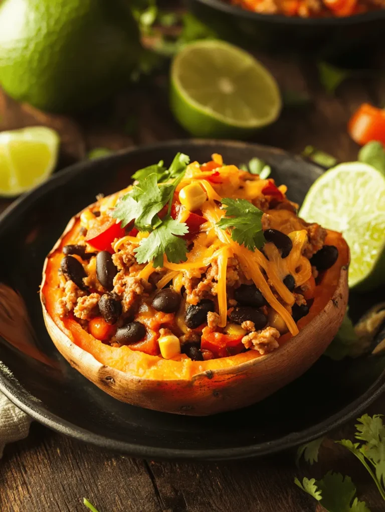 In the world of healthy eating, finding meals that are not only nutritious but also delicious can sometimes feel like a daunting task. Enter the High Protein Ground Turkey Stuffed Sweet Potato—a dish that perfectly marries flavor with health benefits. This vibrant meal makes use of the naturally sweet and hearty sweet potato as a base, filling it with high-protein ground turkey and a medley of nutritious ingredients. Not only is this dish visually appealing, but it also packs a powerful nutritional punch, making it an ideal choice for anyone looking to nourish their body while satisfying their taste buds.