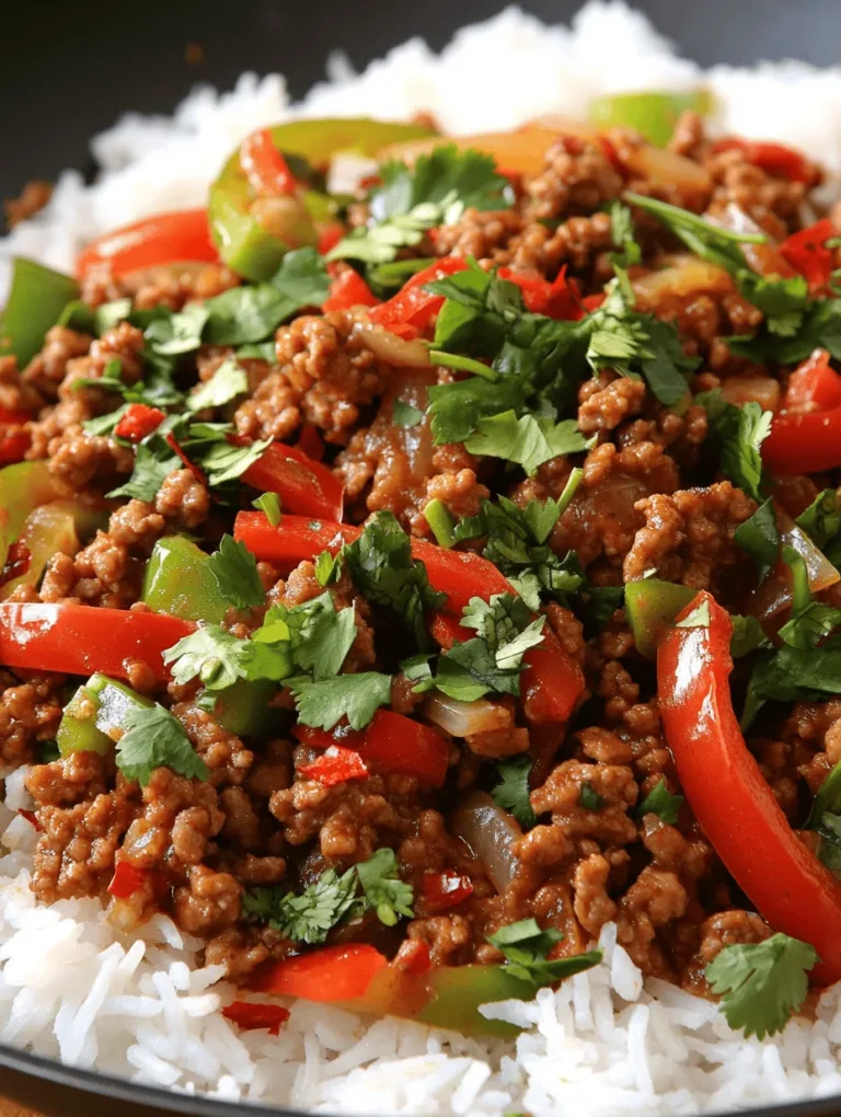 As individuals navigate their daily lives, the demand for nutritious meal options that can be prepared swiftly has skyrocketed. The Sizzling Ground Turkey & Pepper Stir-Fry not only saves time but also offers a plethora of health benefits. Ground turkey, the star of this dish, is a lean source of protein that can help you feel full and satisfied without the extra calories found in some other meats. Meanwhile, colorful bell peppers add a delightful crunch and a range of nutrients, making this dish a powerhouse of health benefits.