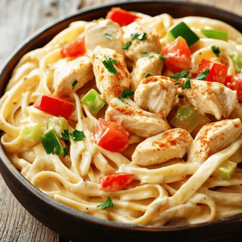 If you’re in search of a dish that combines creamy indulgence with a kick of spice, look no further than Creamy Cajun Chicken Pasta. This dish expertly marries the rich, velvety texture of a creamy sauce with the bold, zesty flavors characteristic of Cajun cuisine. Ideal for busy weeknights or as a standout main course for entertaining, this pasta dish is sure to impress both family and friends alike. The beauty of Creamy Cajun Chicken Pasta lies not only in its flavor but also in its adaptability; it can easily be tailored to suit personal preferences, whether you prefer a milder taste or a spicier kick.