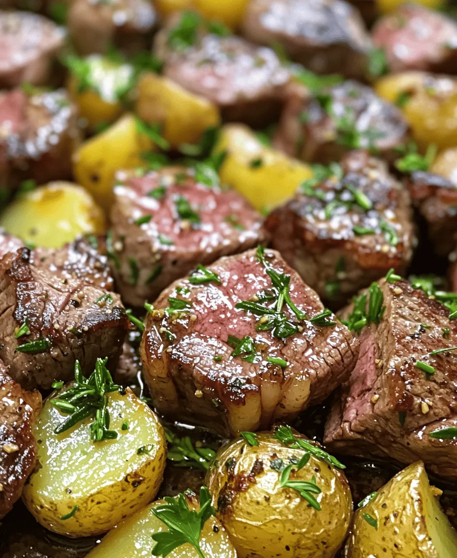 In the realm of hearty comfort food, few dishes can rival the classic combination of steak and potatoes. The Garlic Butter Steak and Potatoes Skillet is a delightful creation that brings together tender sirloin steak, baby potatoes, and a medley of aromatic herbs, all coated in rich, savory garlic butter. This dish not only tantalizes the taste buds but also presents a feast for the eyes, making it an impressive option for family dinners, date nights, or even a quick weeknight meal.