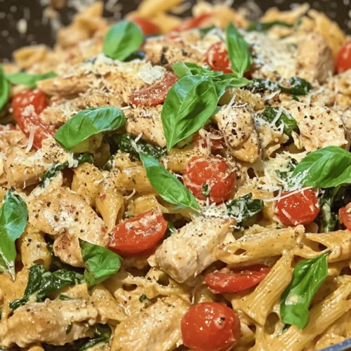 In the realm of comfort food, few dishes can match the allure of a hearty pasta meal. Enter Tuscan Chicken Pasta Delight—a delicious recipe that encapsulates the rich and vibrant flavors of Italy while providing a satisfying balance of protein, vegetables, and carbohydrates. This dish is not just a meal; it’s an experience that transports you to the sun-kissed hills of Tuscany with every bite.