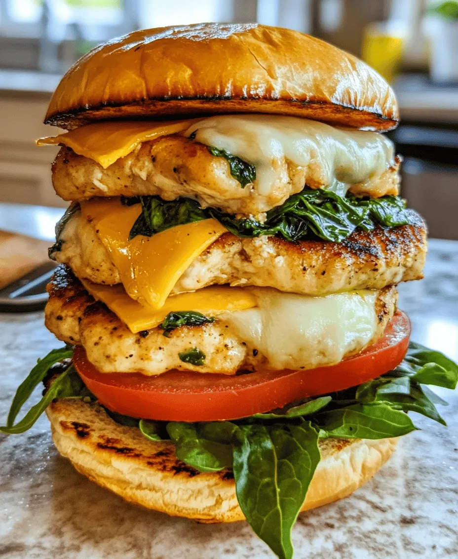 The allure of a juicy burger is hard to resist, but when you can elevate that classic experience with the rich flavors of white cheddar and fresh spinach, it becomes something truly special. This White Cheddar & Spinach Chicken Burger recipe combines the tenderness of ground chicken with the creaminess of cheese and the nutritious benefits of spinach, making it a delicious and wholesome choice for any meal. This recipe not only caters to the cravings of burger lovers but also appeals to those seeking healthier alternatives without compromising on taste.