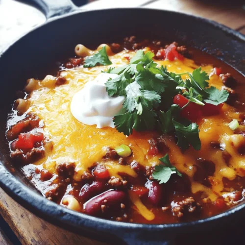 When it comes to comfort food, few dishes evoke the same warm and cozy feelings as a hearty bowl of Cheesy Chili Mac. This dish encapsulates the essence of comfort food—simple, satisfying, and utterly delicious. Whether you’re coming home after a long day at work, hosting a family gathering, or simply seeking solace on a chilly evening, Cheesy Chili Mac Delight delivers the kind of nourishment that warms both the body and soul.