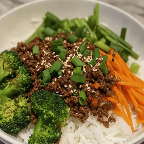 Every great dish begins with quality ingredients, and the Korean Ground Beef Bowl Delight is no exception. Each component contributes to the overall flavor and nutritional value, making it essential to understand what goes into this delightful meal.