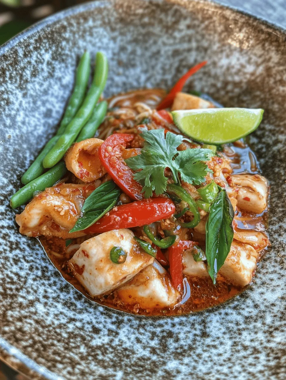 Drunken Noodles, known in Thailand as "Pad Kee Mao," is a beloved dish that perfectly embodies the vibrant flavors and culinary traditions of Thai cuisine. This stir-fried noodle dish is a harmonious blend of wide rice noodles, fresh vegetables, aromatic herbs, and a choice of protein that creates a delightful medley in every bite. Often served with a spicy kick, Drunken Noodles is favored for its balance of savory and slightly sweet flavors, making it a popular choice among street food vendors and home cooks alike.