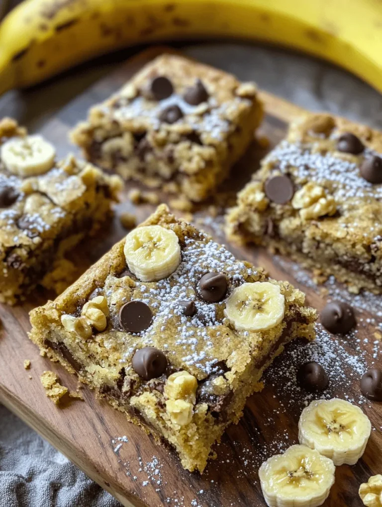 In recent years, banana-based desserts have surged in popularity, captivating the hearts and palates of dessert enthusiasts around the world. As more people discover the delightful versatility of bananas, they are increasingly incorporating this humble fruit into their baking repertoire. Chocolate Chip Banana Bliss Bars epitomize this trend, offering a deliciously easy-to-make treat that satisfies cravings while maintaining a wholesome profile.