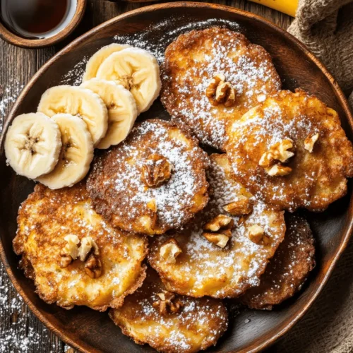 Banana fritters are a delightful fusion of sweetness and texture, capturing the essence of ripe bananas in a warm, crispy coating. These delectable bites have become a favorite for many, appealing to both the young and the young-at-heart. Not only are banana fritters easy to make, but they also come together quickly, making them a perfect option for busy mornings or spontaneous snack cravings. Whether you’re looking for a satisfying breakfast to kickstart your day or a snack to enjoy with friends, these banana fritters are sure to hit the spot.