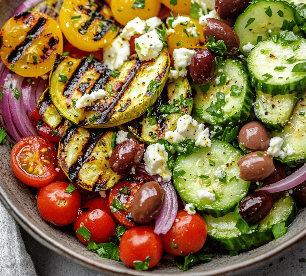 In the vibrant world of salads, few dishes offer the perfect harmony of fresh ingredients and rich flavors quite like the Grilled Zucchini Greek Salad. This colorful salad not only showcases the essence of Mediterranean cuisine but also stands out as a healthy choice that satisfies the palate and pleases the eye. Whether you’re searching for a refreshing side to elevate your summer barbecues or a light yet fulfilling main course, this salad is versatile enough to fit any occasion.