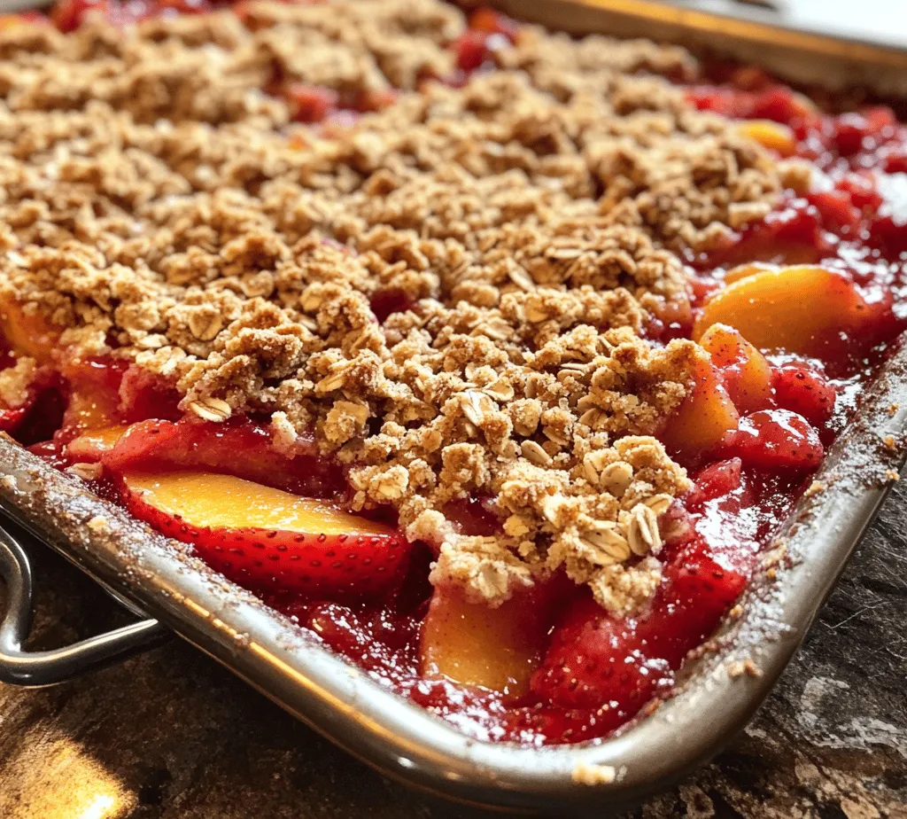 As the summer sun shines brightly and the air fills with warmth, one of the most delightful ways to celebrate the season is with a juicy Strawberry Peach Crisp. This dessert embodies the essence of summer, combining the sweet, succulent flavors of ripe strawberries and peaches under a golden, crumbly topping. The vibrant colors and tantalizing aromas make it not just a treat for the palate but also a feast for the eyes.