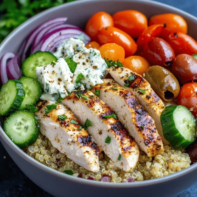 In today's fast-paced world, healthy eating has become more than just a trend; it’s a lifestyle choice many are embracing for better well-being and vitality. As people become increasingly aware of the foods they consume, they are seeking meals that not only taste good but also nourish their bodies. One such meal that encapsulates this philosophy is the Easy Healthy Greek Chicken Bowl. This vibrant dish is a delightful fusion of classic Greek flavors and health-conscious ingredients, making it an excellent option for those looking to eat well without compromising on taste.