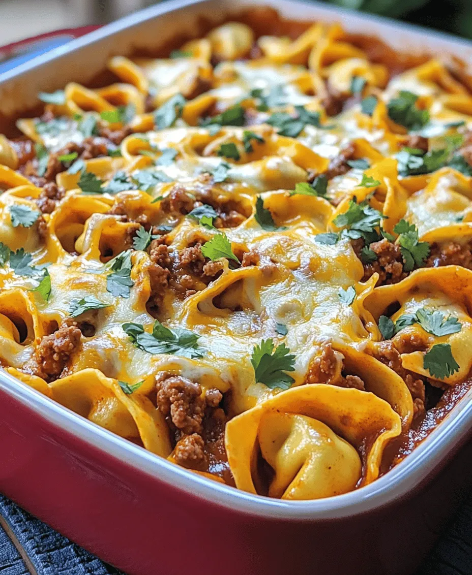 If you're on the lookout for a dish that brings comfort and coziness to the dinner table, look no further than Cheesy Beef Enchilada Tortellini. This delightful fusion meal combines the rich, flavorful elements of Mexican cuisine with the beloved Italian pasta, tortellini. Imagine tender cheese-filled pasta enveloped in a robust enchilada sauce, topped with a gooey layer of melted cheese. Not only is this dish a feast for the senses, but it also delivers the perfect balance of flavors that resonate with families, making it a go-to weeknight meal.