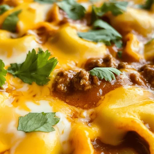 If you're on the lookout for a dish that brings comfort and coziness to the dinner table, look no further than Cheesy Beef Enchilada Tortellini. This delightful fusion meal combines the rich, flavorful elements of Mexican cuisine with the beloved Italian pasta, tortellini. Imagine tender cheese-filled pasta enveloped in a robust enchilada sauce, topped with a gooey layer of melted cheese. Not only is this dish a feast for the senses, but it also delivers the perfect balance of flavors that resonate with families, making it a go-to weeknight meal.