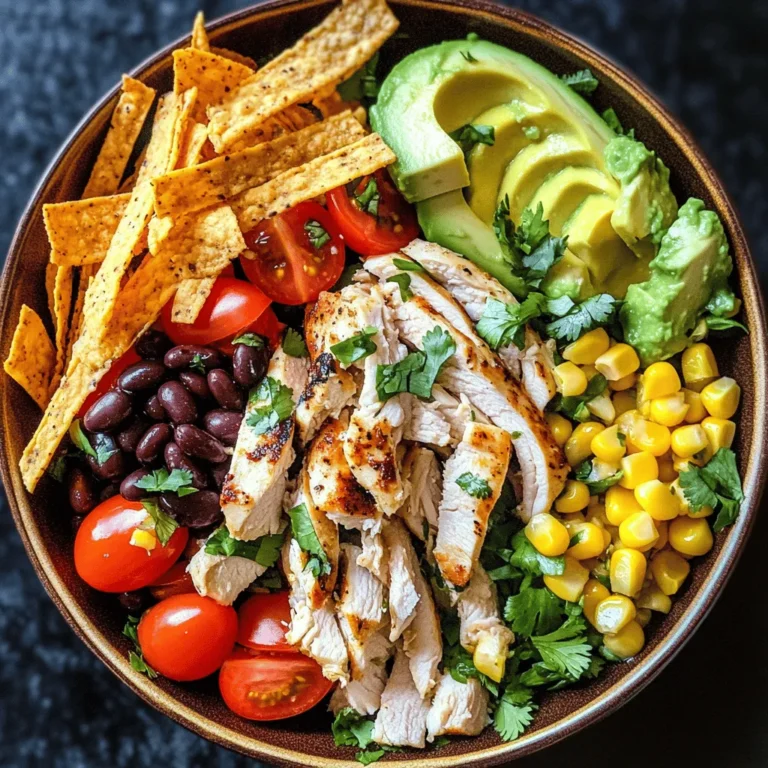 The Quick Southwest Chicken Salad is built around a few key ingredients that not only contribute to its taste but also enhance its nutritional profile. Let’s take a closer look at each component: