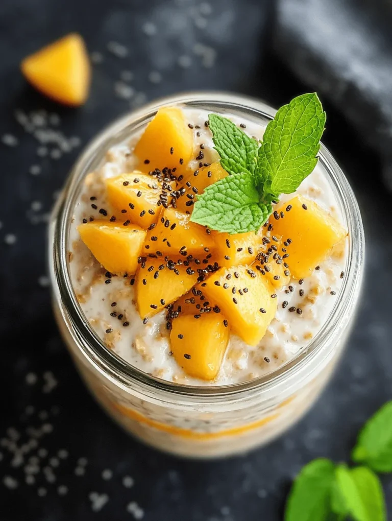 In today’s fast-paced world, finding a nutritious breakfast that is both satisfying and easy to prepare can feel like a daunting task. Enter overnight oats—a delightful solution that combines convenience with health benefits. Overnight oats have surged in popularity for their ability to provide a wholesome meal without the need for morning prep time. Simply mix your ingredients the night before, let them soak, and wake up to a delicious, ready-to-eat breakfast.