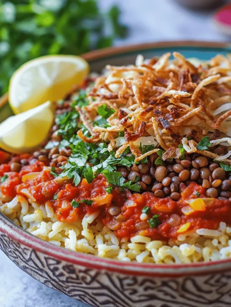 Understanding the origins of Koshari can enhance your appreciation for this dish.