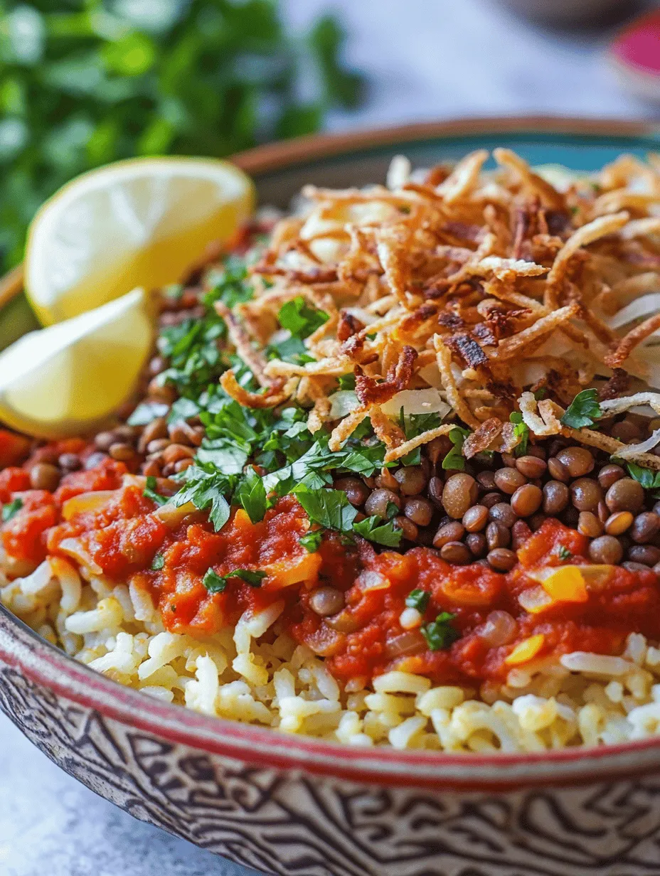 Understanding the origins of Koshari can enhance your appreciation for this dish.