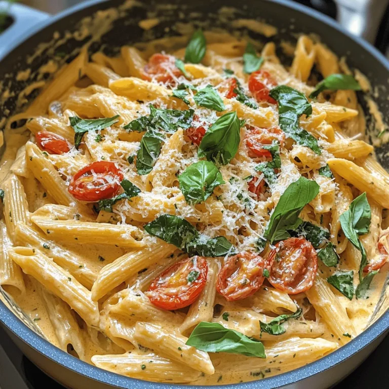 In the fast-paced world we live in, finding time to prepare a delicious and satisfying meal can be challenging. Between busy work schedules, family commitments, and social obligations, it often feels like there’s little time left for cooking. Fortunately, the Easy One Pot Creamy Tomato Pasta recipe comes to the rescue, offering a delightful dish that is both comforting and quick to make. This recipe not only saves time on cleanup but also brings together the rich flavors of a creamy sauce and fresh tomatoes, making it a perfect weeknight dinner that everyone in the family will love.