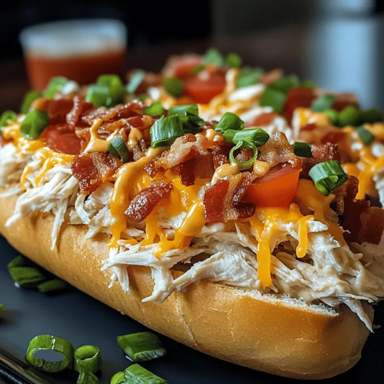 The Chopped Chicken Bacon Ranch Sub is not just a sandwich; it's a hearty meal that promises to satisfy your hunger while delivering an explosion of flavors in every bite. This delectable creation is perfect for a variety of occasions, whether you're enjoying a casual lunch, hosting a game day gathering, or simply craving a comforting dinner. The combination of tender chicken, crispy bacon, creamy ranch dressing, and an array of fresh toppings makes this sub a favorite for many.