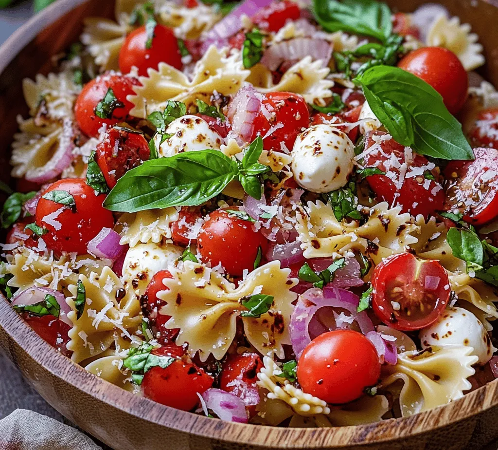 Pasta salads have long been celebrated as a go-to dish for those warm, sun-soaked days when you crave something light yet satisfying. Their refreshing nature, combined with the variety of ingredients they can accommodate, makes them a favorite for gatherings, picnics, and family dinners. Among the many delicious variations, one that stands out is the Bruschetta Pasta Salad. This delightful dish brings together the vibrant flavors of traditional bruschetta with the heartiness of pasta, creating a perfect harmony that is sure to please any palate.
