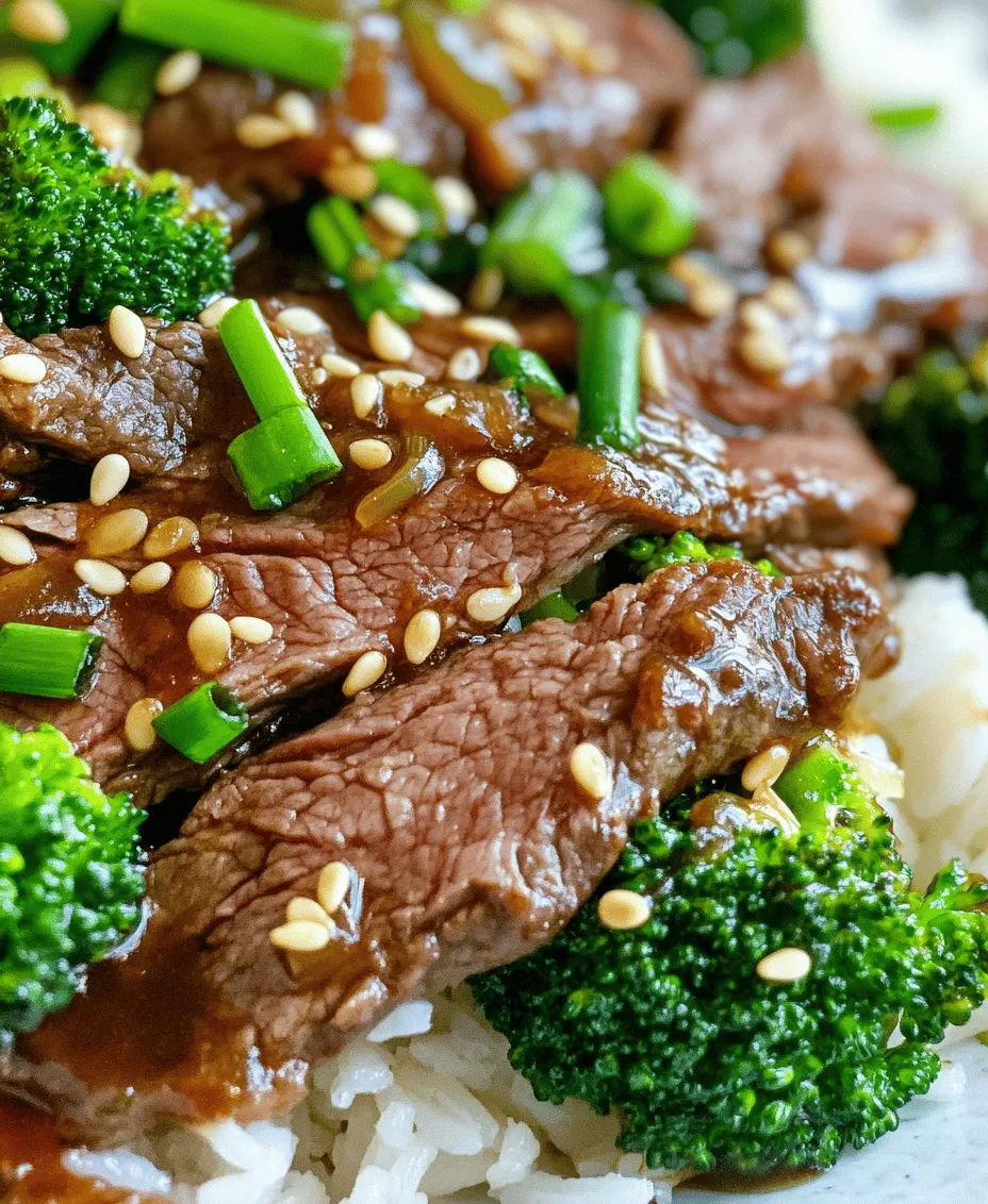 Wok-Tossed Beef & Broccoli Delight is a timeless stir-fry dish that seamlessly combines tender cuts of beef with vibrant green broccoli, creating a meal that is not only visually appealing but also packed with flavor and nutrition. This beloved classic hails from Chinese cuisine and has made its way into kitchens worldwide, cherished for its balance of texture, taste, and healthy ingredients. In a world where fast-paced lifestyles often dictate our eating habits, this dish stands out as a quick yet nourishing option for families and individuals alike.