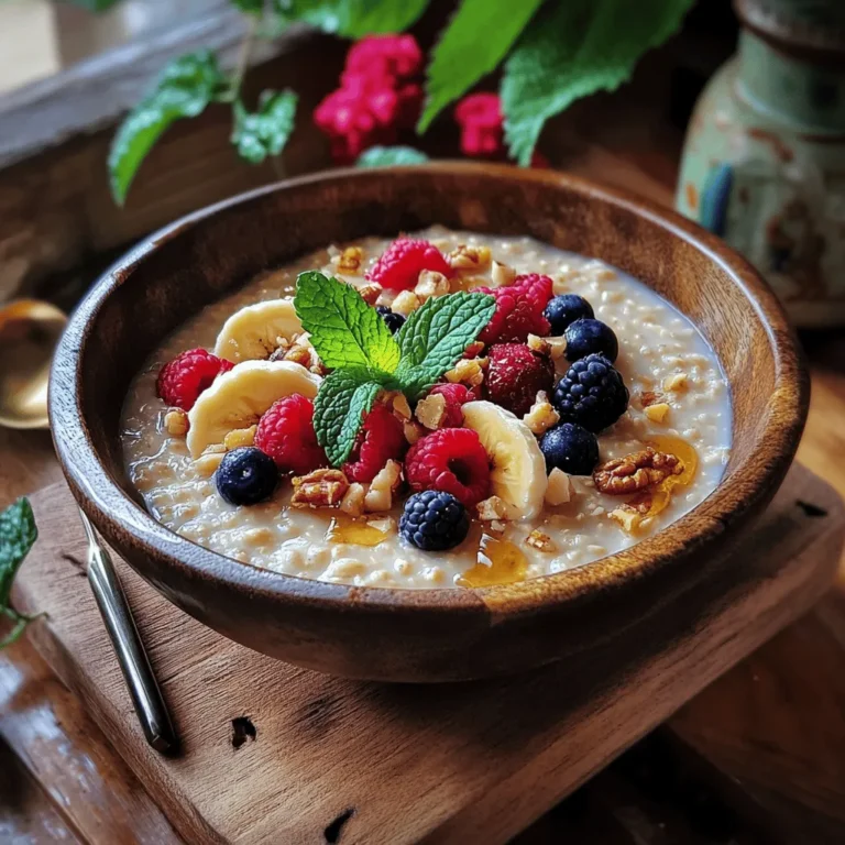 Before diving into the specifics of making Creamy Barley Porridge, it’s essential to appreciate the grain at the heart of the dish: barley. This wholesome grain is packed with nutrients, making it an excellent choice for those looking to improve their diet.