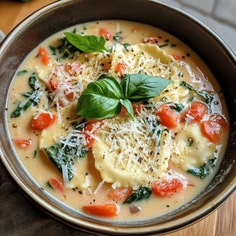 When it comes to comfort food, few dishes can rival the warmth and richness of a creamy soup. Creamy Tuscan Ravioli Soup is one such dish that encapsulates the essence of comfort in every spoonful. This delightful soup combines the tender embrace of cheese-filled ravioli with a luscious, creamy broth enriched by the vibrant flavors of Tuscan cuisine. Its luxurious texture and robust taste make it the perfect meal for any occasion, whether you’re cozying up on a chilly evening or sharing a hearty lunch with family and friends.