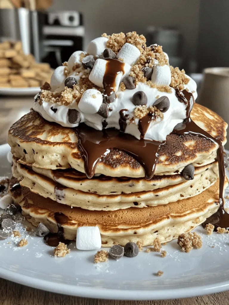 Breakfast is often heralded as the most important meal of the day, but it doesn't have to be mundane. If you’re looking to transform your morning routine into a delightful experience, look no further than our Irresistible S’mores Pancakes. This recipe brings together the warmth and comfort of classic campfire s’mores with the fluffy goodness of pancakes, creating a dish that’s not only visually appealing but also a treat for the taste buds.