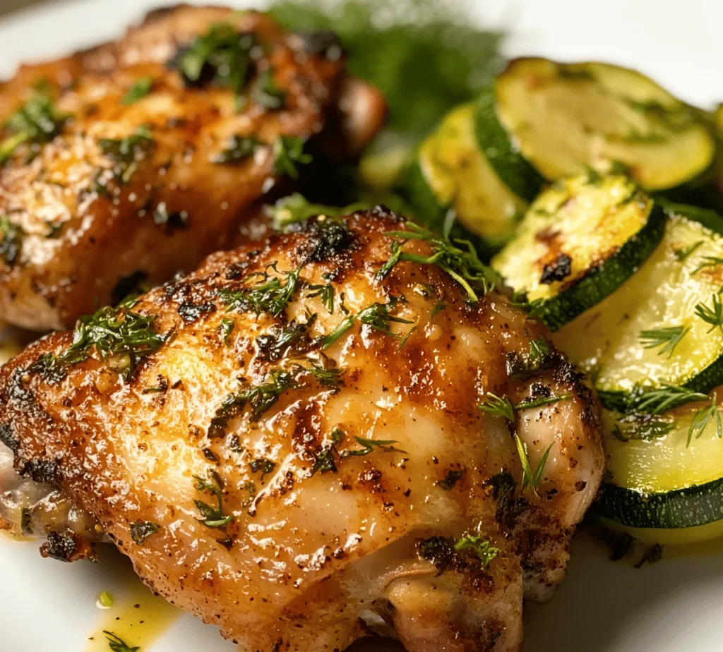 Asado Chicken Delight with Zesty Zucchini is not just a dish; it’s a gastronomic experience that brings together the warmth of a family gathering and the vibrant flavors of Latin American cuisine. With marinated chicken thighs that boast a zesty lime and spice blend, complemented by sautéed zucchini, this recipe encapsulates the perfect balance of comfort and creativity. Whether you’re hosting a family dinner or looking to impress guests with your culinary skills, this dish is sure to become a favorite on your dining table.
