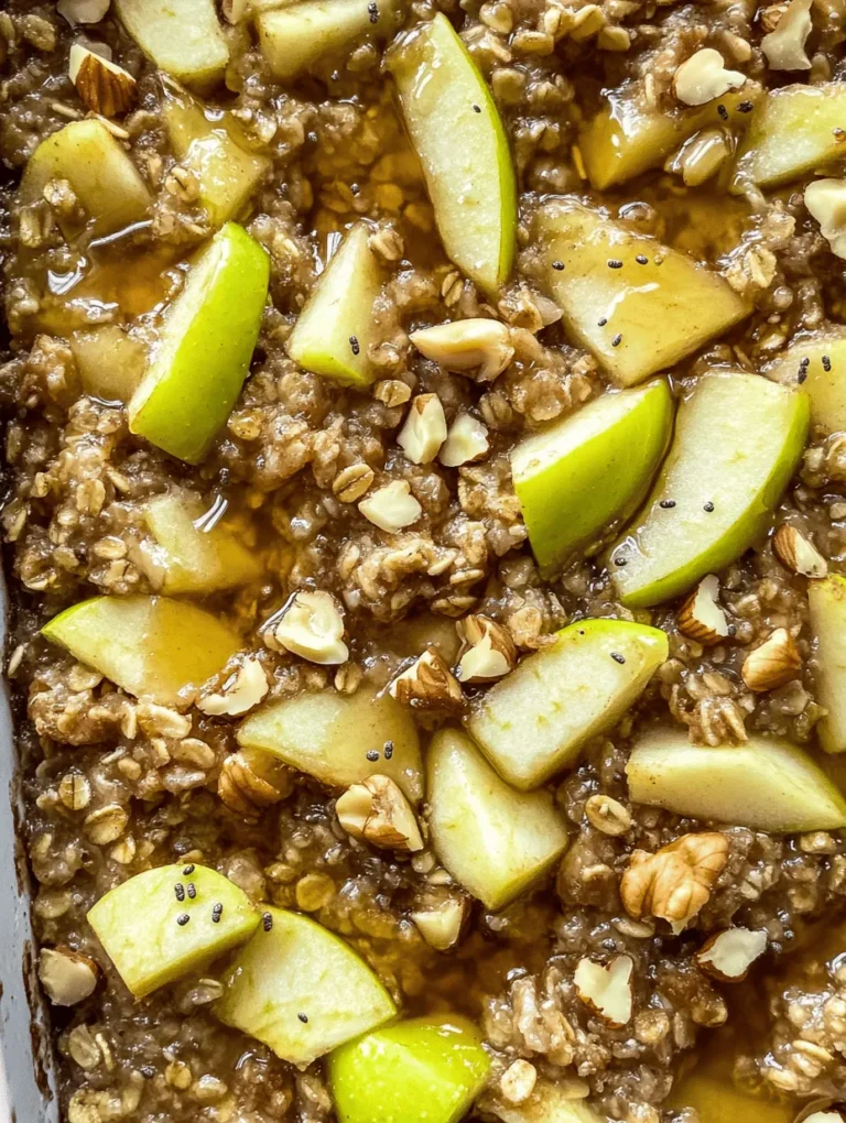 Oatmeal has long been celebrated as a nutritious breakfast choice that appeals to health-conscious individuals and families alike. With its warm, comforting texture and ability to keep you feeling full throughout the morning, oatmeal is a staple that can be enjoyed in various forms. One innovative and delicious way to elevate this breakfast classic is by transforming it into a healthy apple oatmeal breakfast bake. This recipe not only captures the heartwarming essence of traditional oatmeal but also introduces delightful flavors and textures that make it irresistible.